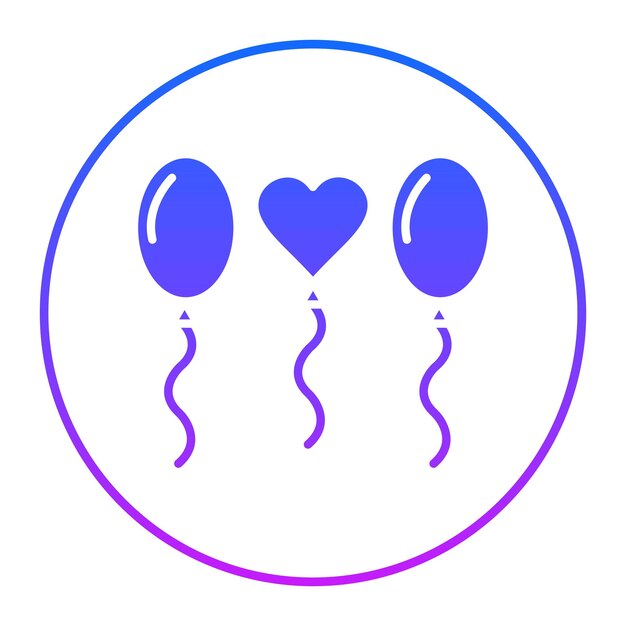 Ilustración vectorial de los globos