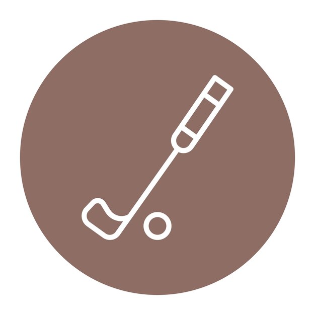 Ilustración vectorial de golf