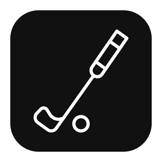Ilustración vectorial de golf