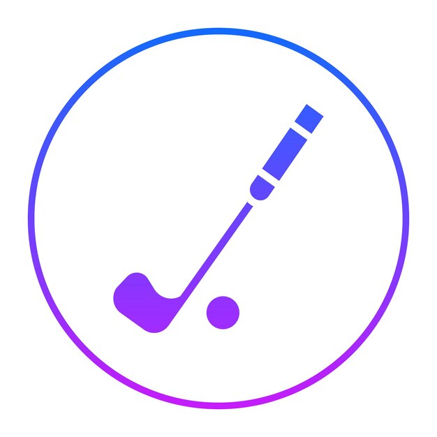 Ilustración vectorial de golf
