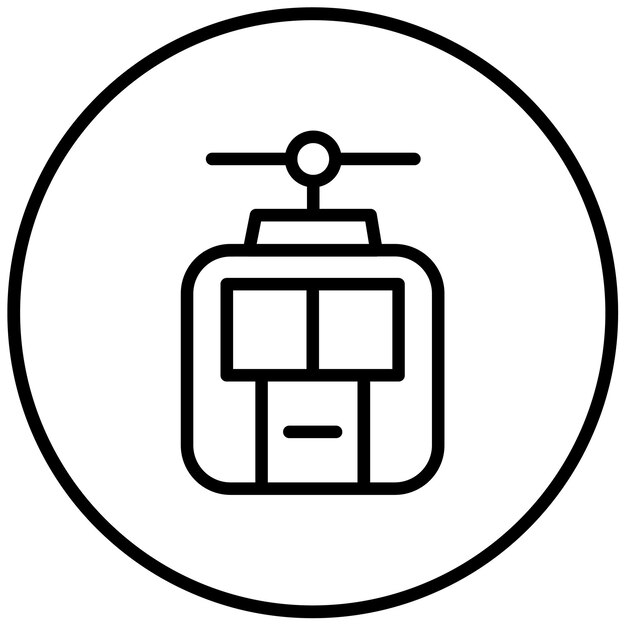 Ilustración vectorial de la góndola