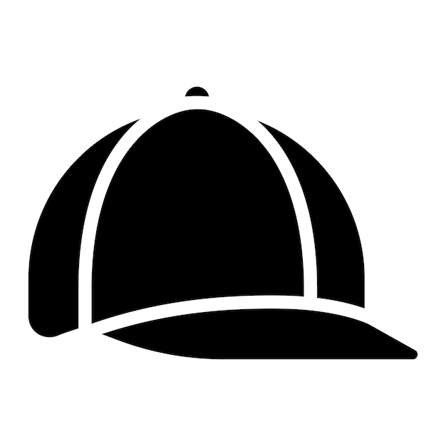 Ilustración vectorial de la gorra de béisbol