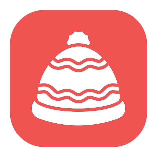 Ilustración vectorial del gorro de invierno
