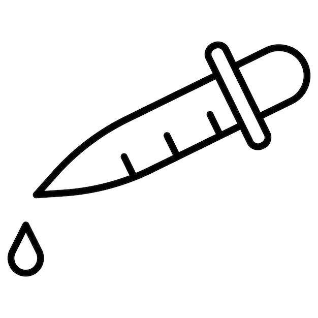 Ilustración vectorial de las gotas