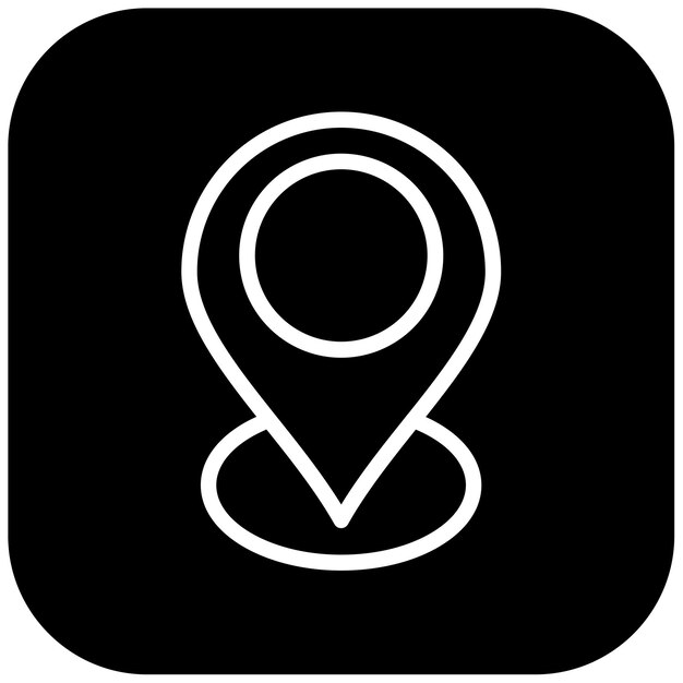 Ilustración vectorial por GPS