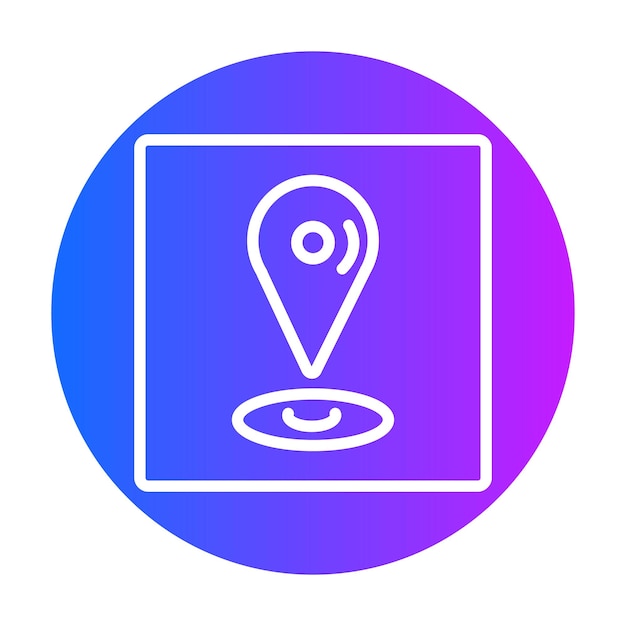 Ilustración vectorial por GPS