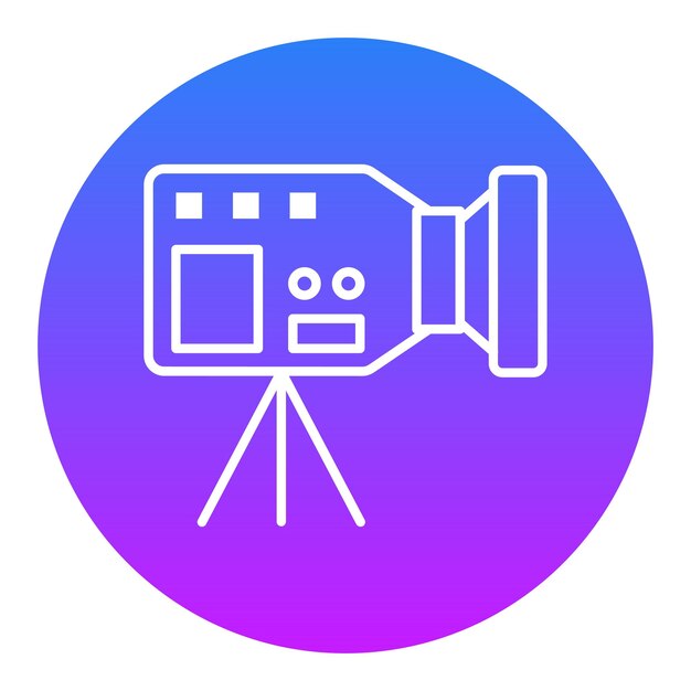 Ilustración vectorial de grabación