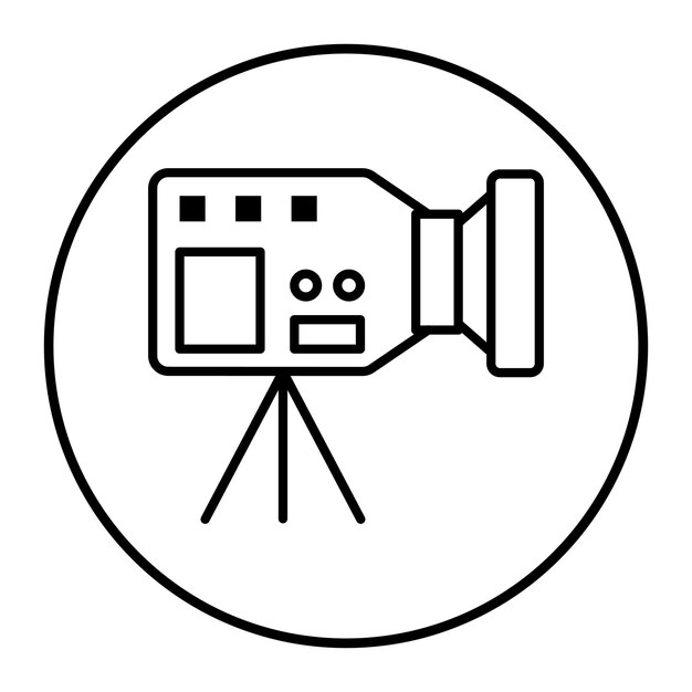 Ilustración vectorial de grabación