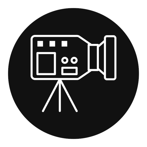 Ilustración vectorial de grabación