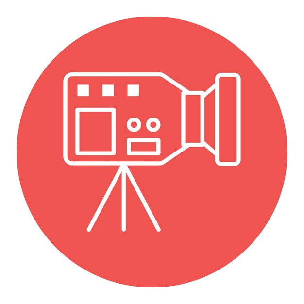 Ilustración vectorial de grabación