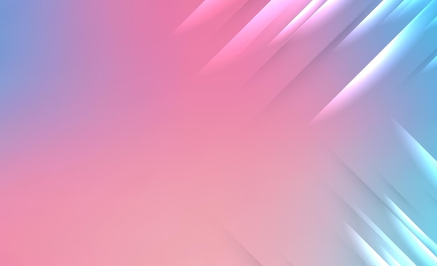 Ilustración vectorial de gradiente rosa y azul de bebé vibrante