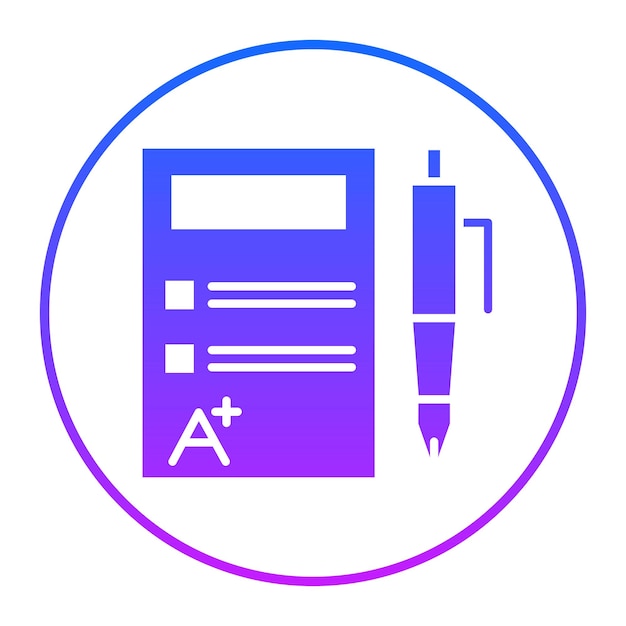 Ilustración vectorial de grados