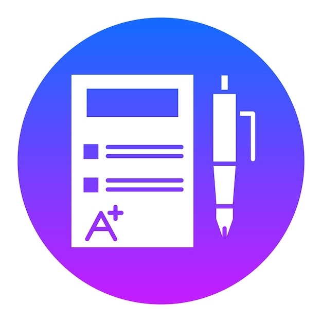 Ilustración vectorial de grados