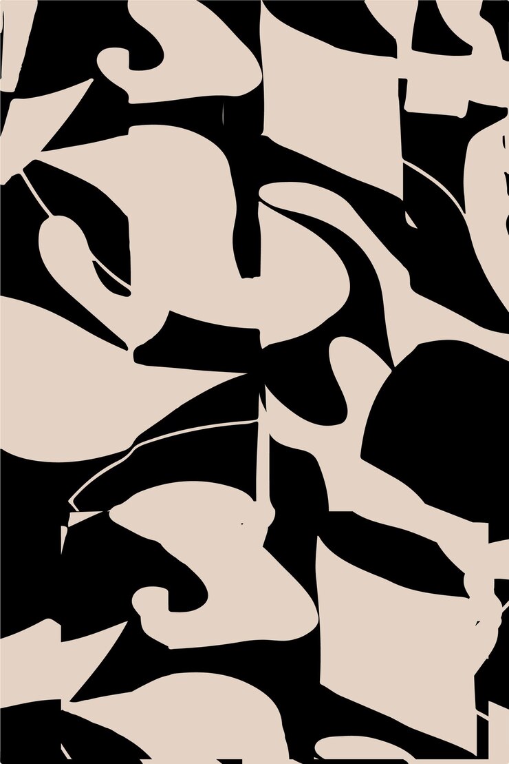 Ilustración vectorial gráfica abstracta patrón sin costuras contemporáneo abstracto