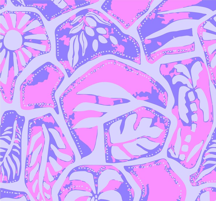 Ilustración vectorial gráfica abstracta patrón sin costuras contemporáneo abstracto