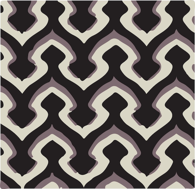 Ilustración vectorial gráfica abstracta de patrón sin costuras