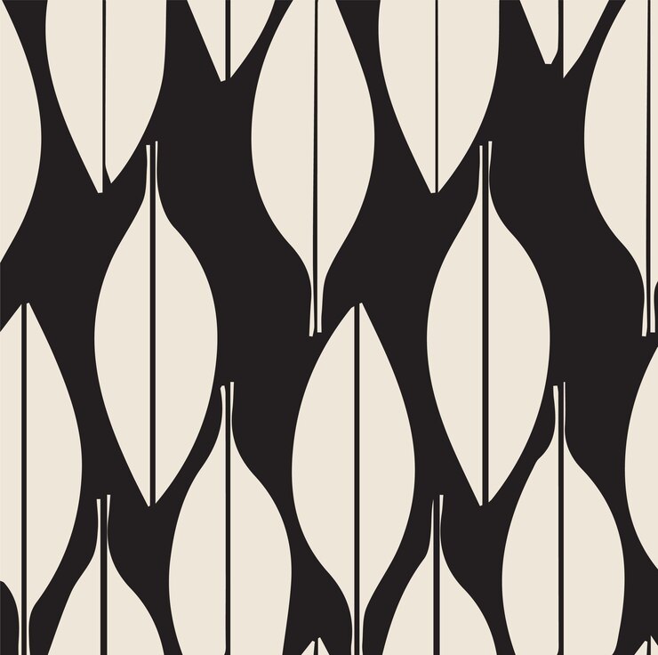 Ilustración vectorial gráfica abstracta de patrón sin costuras