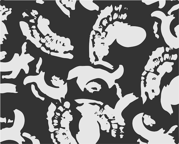 Ilustración vectorial gráfica abstracta de patrón sin costuras