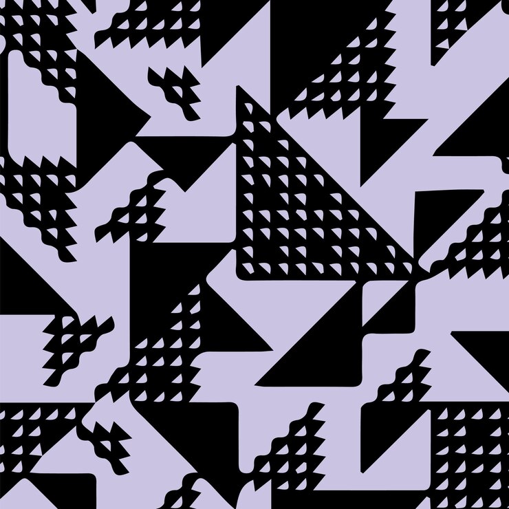 Ilustración vectorial gráfica abstracta de patrón sin costuras