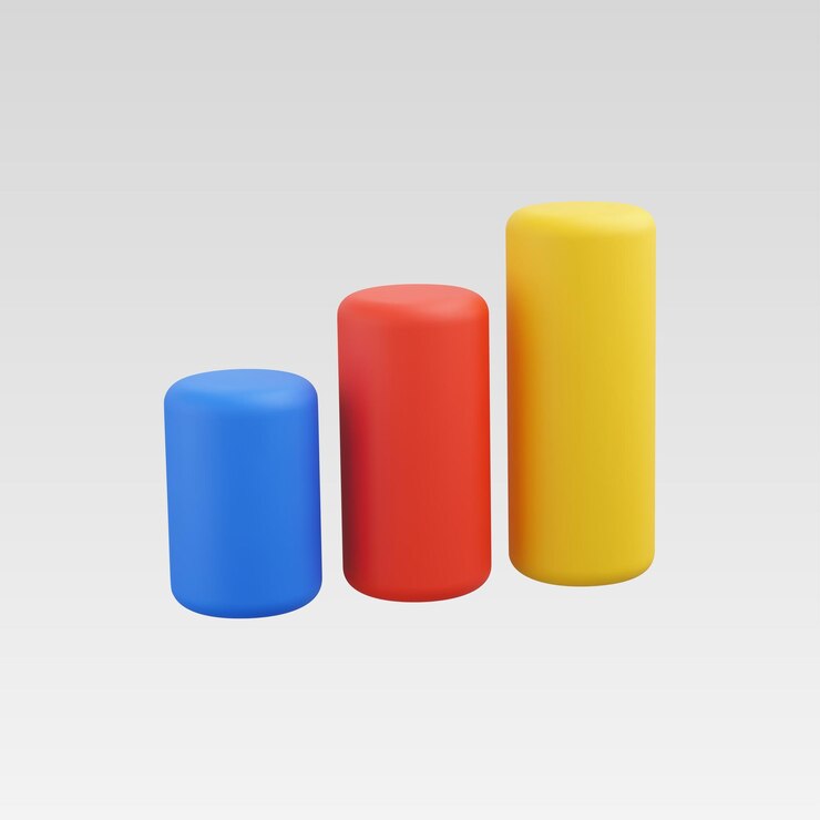 Vector ilustración vectorial de gráfico 3d realista