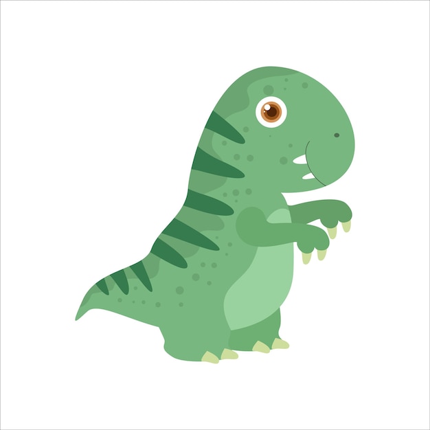 ilustración vectorial gráfico lindo t rex personaje. bueno para mascota, símbolo, obra de arte, camiseta estampada