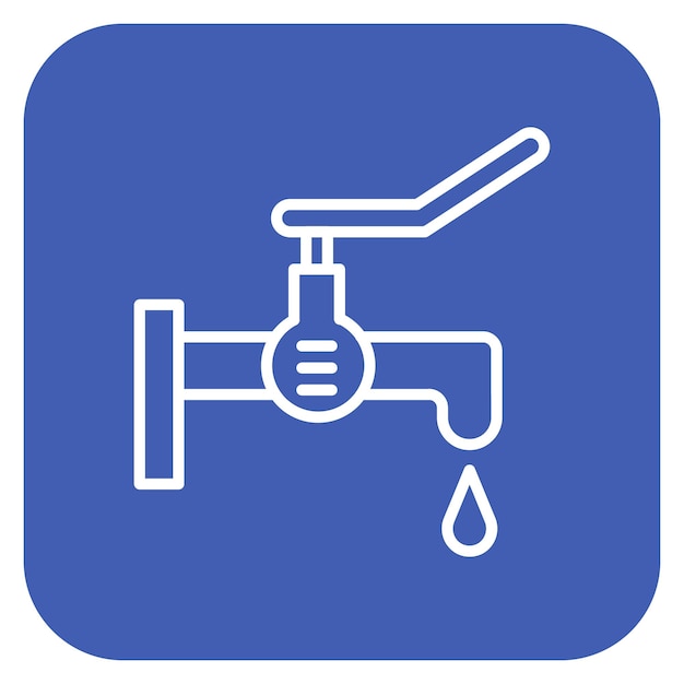 Ilustración vectorial del grifo de aceite