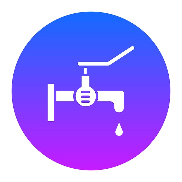 Ilustración vectorial del grifo de aceite