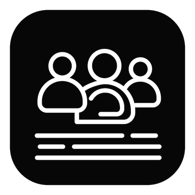 Ilustración vectorial del grupo de personas