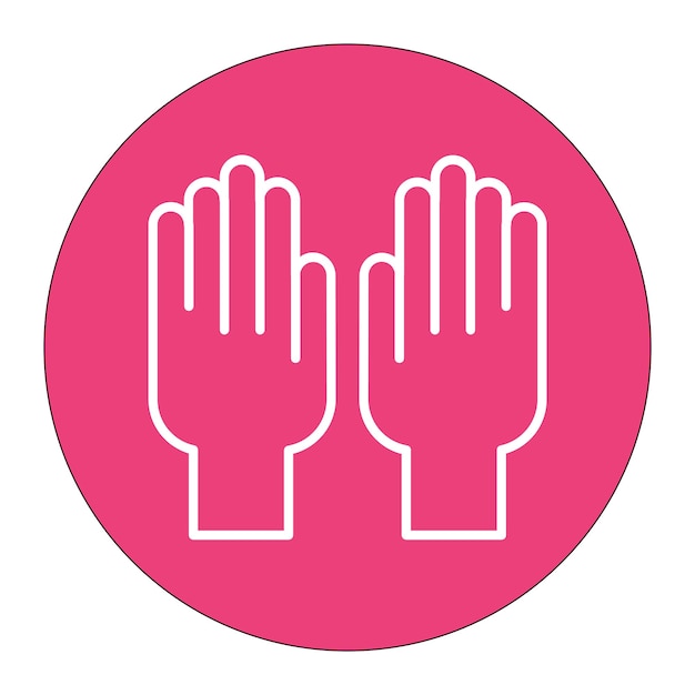Ilustración vectorial de guantes de limpieza