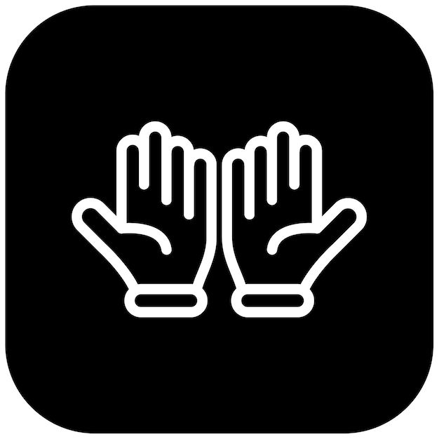 Ilustración vectorial de guantes
