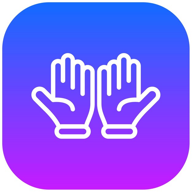 Ilustración vectorial de guantes