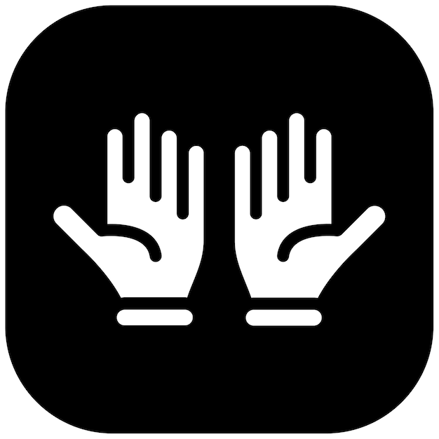 Ilustración vectorial de guantes