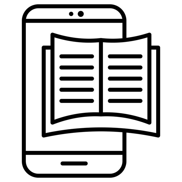 Ilustración vectorial de la guía telefónica