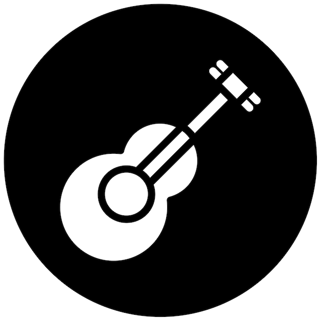 Ilustración vectorial de la guitarra