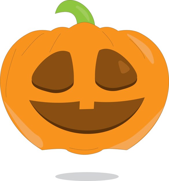 Una ilustración vectorial de Halloween de calabaza. Se utiliza para asustar a los espíritus malignos.