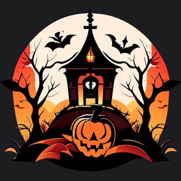 ilustración vectorial de halloween