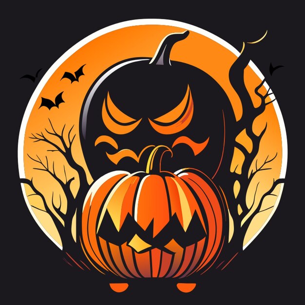 Vector ilustración vectorial de halloween