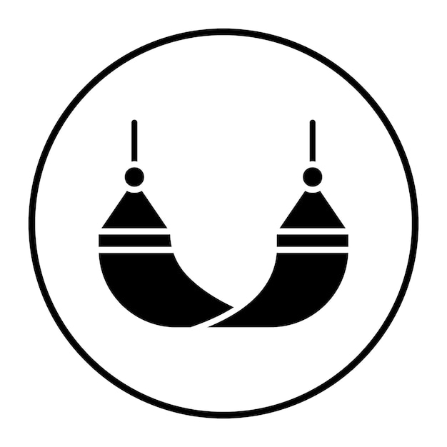 Ilustración vectorial de las hamacas