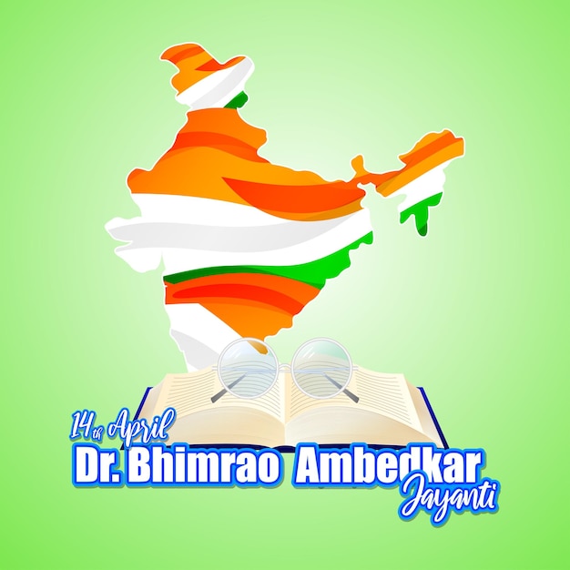 Ilustración vectorial para Happy Dr Bhimrao Ambedkar Jayanti