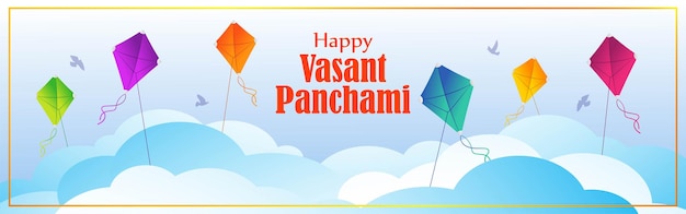 Ilustración vectorial de happy vasant panchami