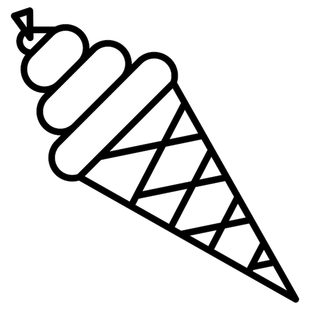 Ilustración vectorial de helados