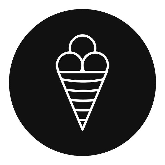 Ilustración vectorial de helados