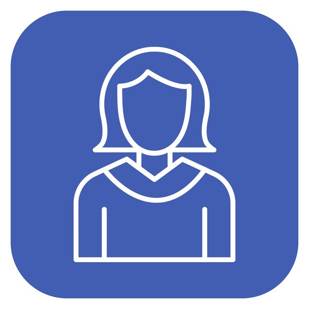 Ilustración vectorial de las hembras