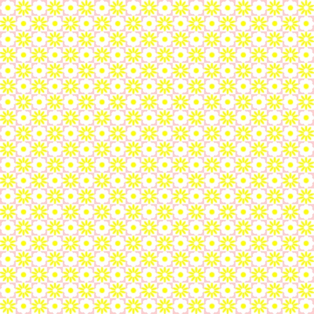 Ilustración vectorial de hermosas flores de patrones sin fisuras fondo verde