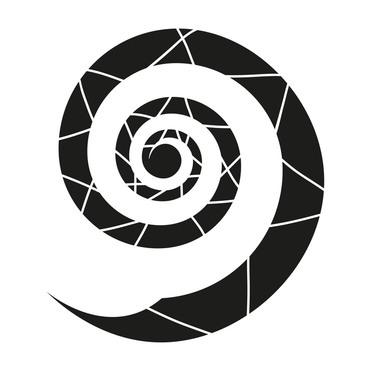 Vector ilustración vectorial de hidromasaje circular hipnótico