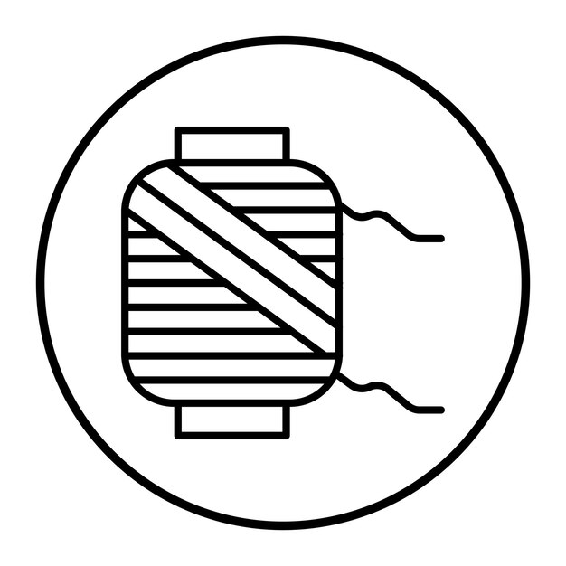 Ilustración vectorial de hilos