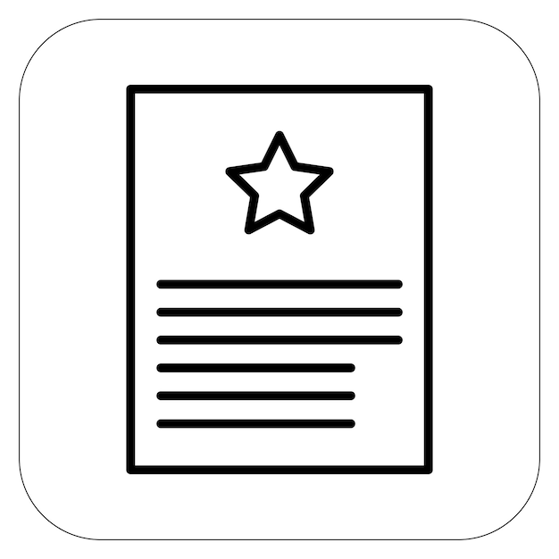 Ilustración vectorial de la historia de la característica