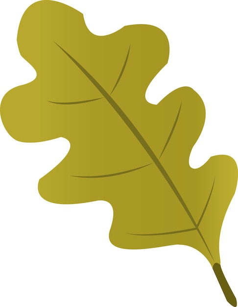 Ilustración vectorial de hojas de otoño o otoño aislada