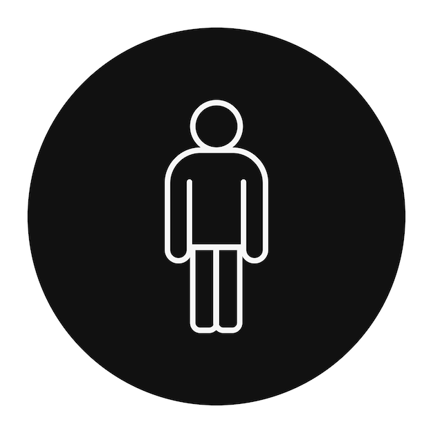 Ilustración vectorial del hombre