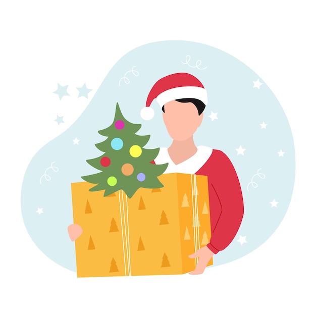 Ilustración vectorial del hombre